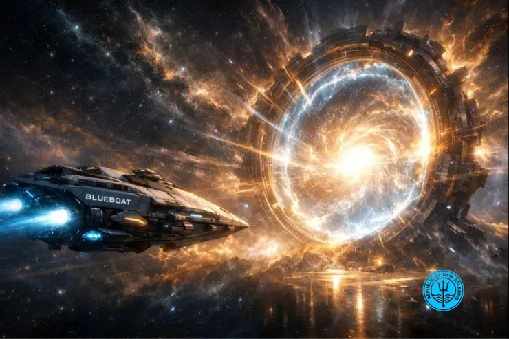 藍船航向七號星門