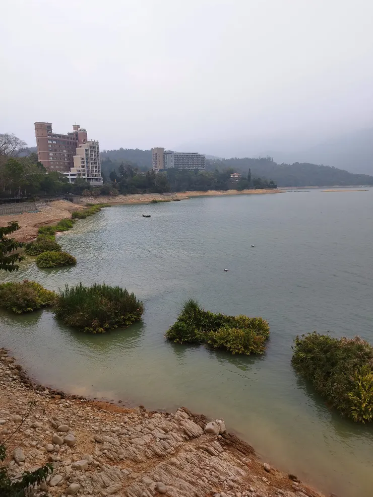 2023年夏天缺水的日月潭  浮田景觀  河童拍攝/2023年