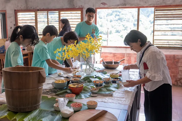 飯糰成為在地體驗教材