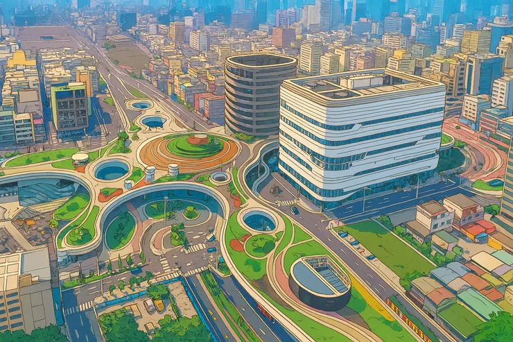 集臺鐵、捷運、高鐵於一身的「三鐵共構」轉運中心，更因高雄市政府積極推動的「大都更計畫」，成為建商眼中炙手可熱的投資新藍海。