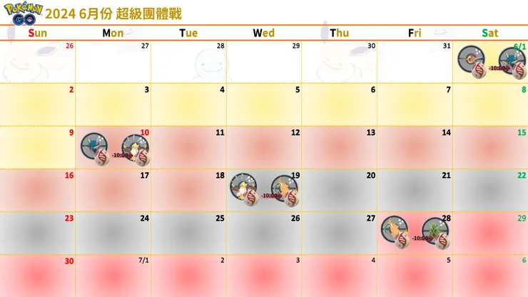 2024 6月份 超級團體戰