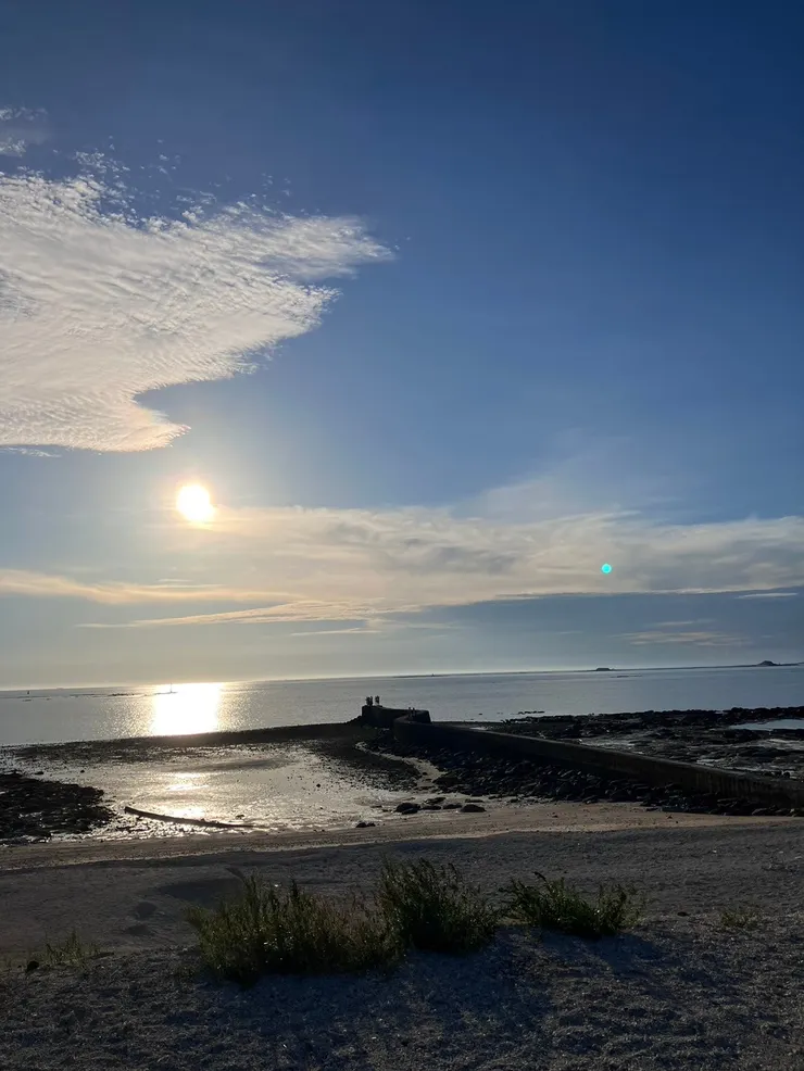 美美的天堂路夕陽~