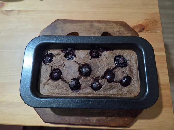 燕麥香蕉藍莓糕