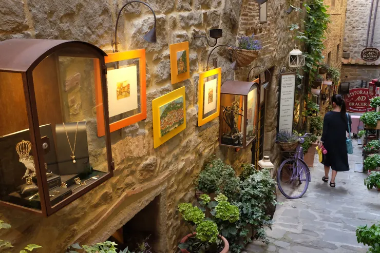 Cortona的藝術工作室, Arezzo, Toscana。