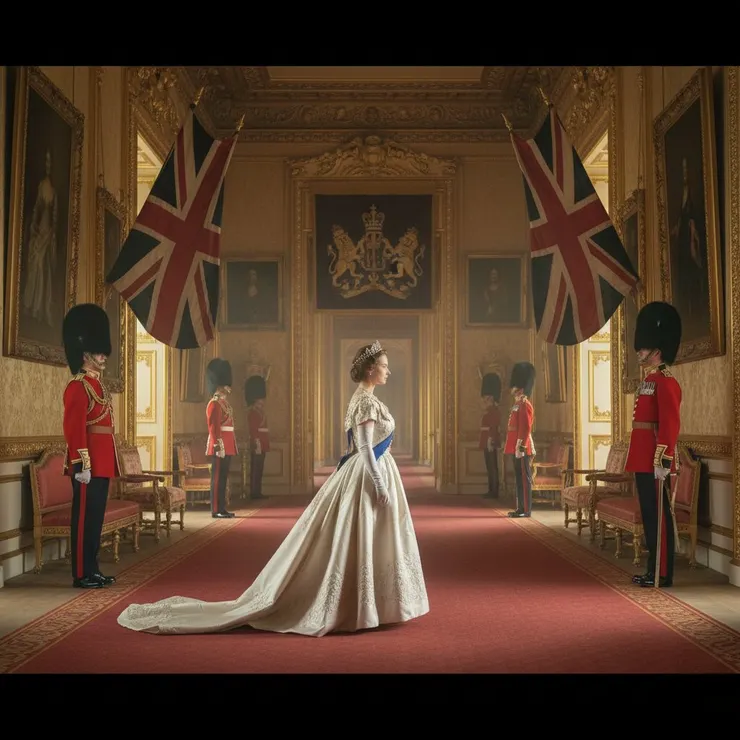 AI示意圖：伊莉莎白·亞歷山德拉·瑪麗25歲繼承王位(來源：AI生成圖)