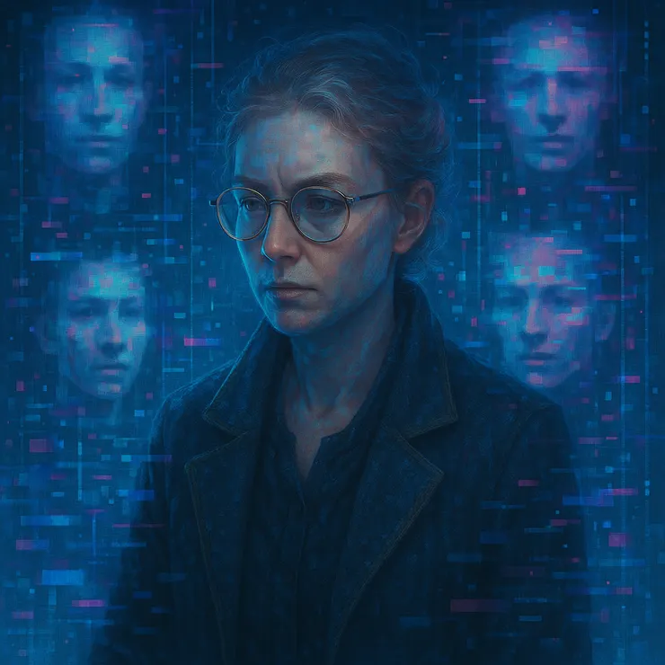 Jane saw it as language. From layered errors and spectral artifacts, she learned to extract meanings lost to ordinary perception. Each image, each warped frame, became a field of buried signals.