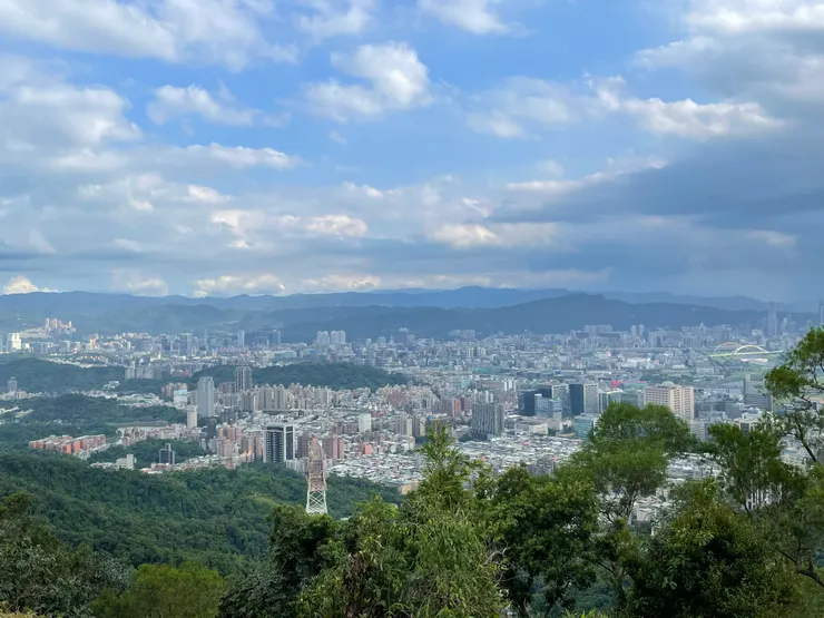 金面山可飽覽台北市美景。