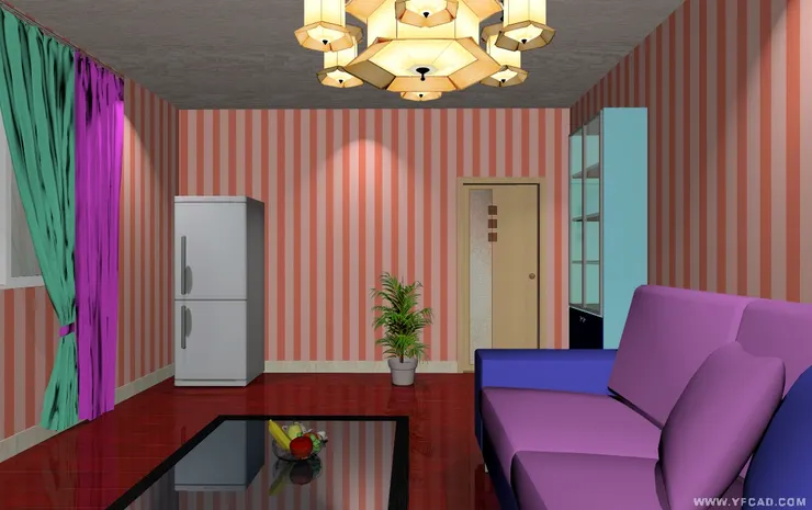 直條紋能令房間感覺更高，不過大家可能想換個顏色吧。