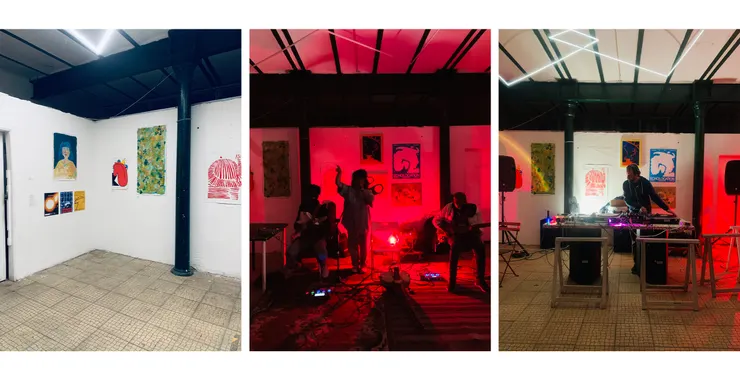 展覽的另一個角落、非洲之夜還有另一個音樂活動的樣子