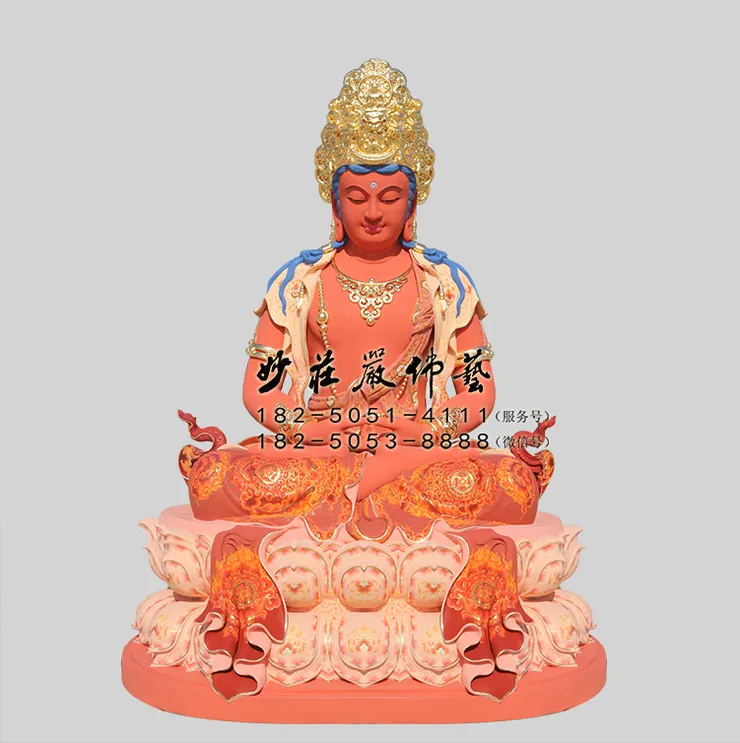 銅雕阿彌陀佛塑像