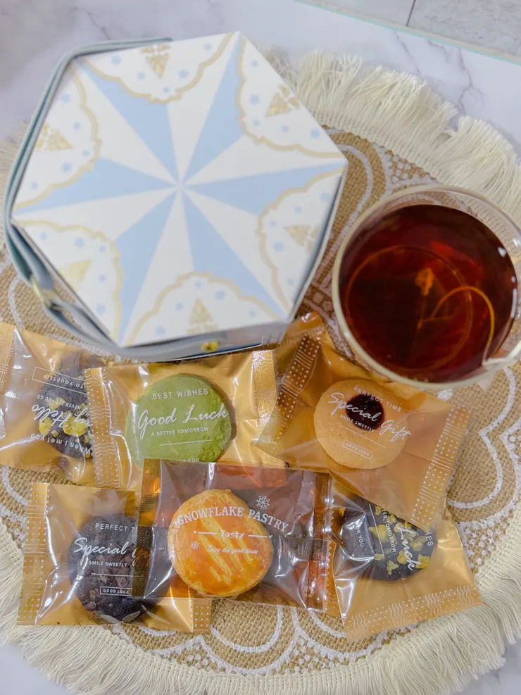 酥脆濃口的餅乾，配一杯熱茶剛剛好