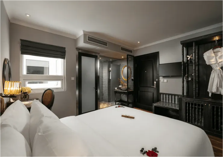 河內住宿選擇 Shining Central Hotel Spa的行政客房Executive room