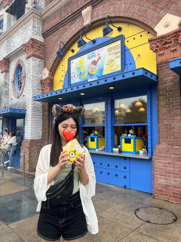 大阪環球影城行程分享＿小小兵香蕉馬卡龍冰淇淋