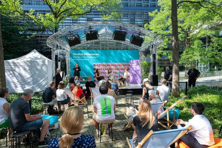 開門日的講座活動(圖片來源：德國聯邦政府網站)