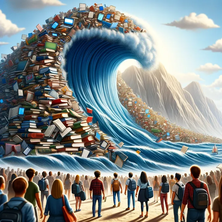 書海排山倒樹而來