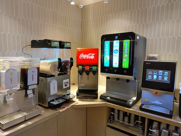 許多飲料機選擇