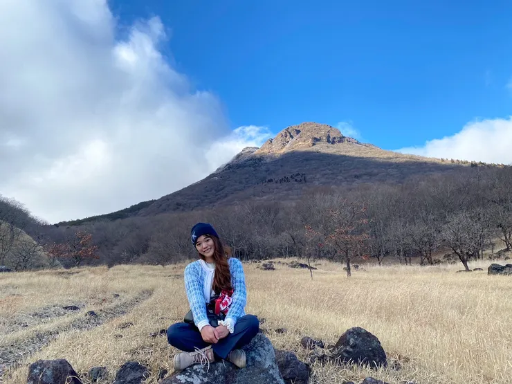 日本大分-由布岳