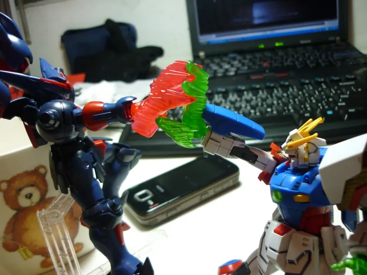 與HGFC閃光鋼彈之特效聯合