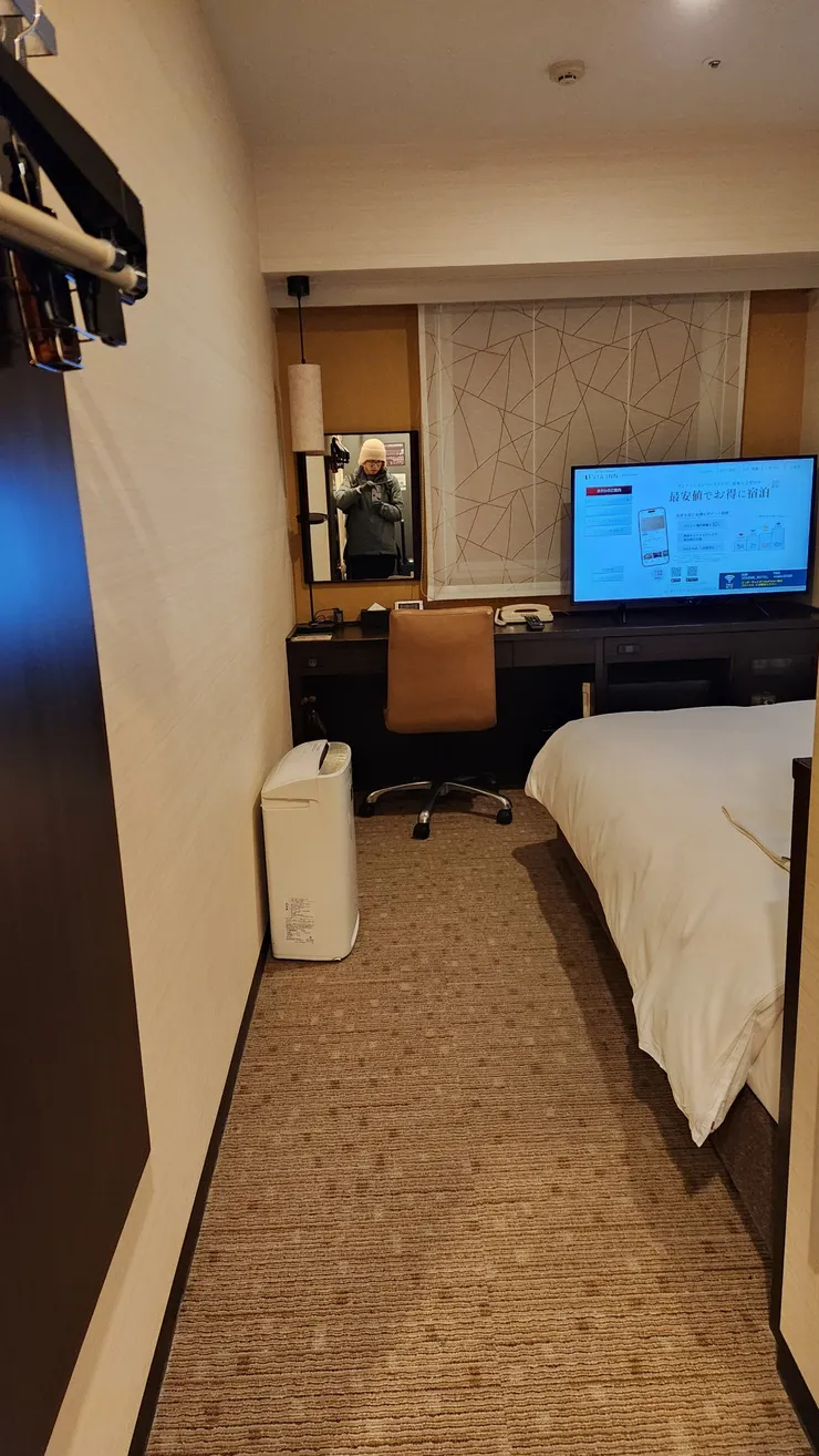 玄關視角圖,這是單人間的大小