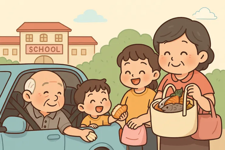 媽媽每日提飯、留下來照顧孩子