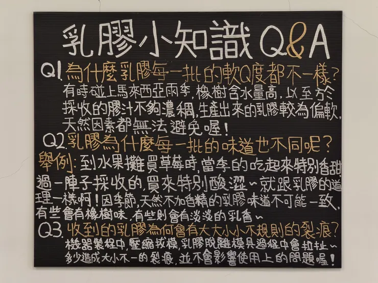 品牌很貼心，把顧客憂慮的內容都列出來