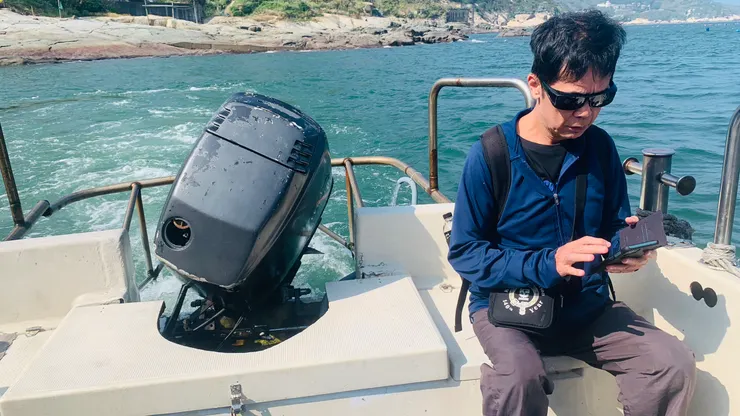 吹海風準備出發。