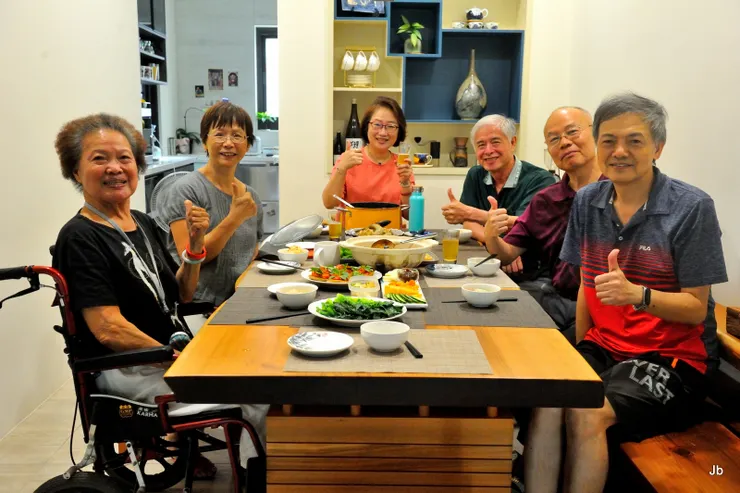 40年老同事來訪