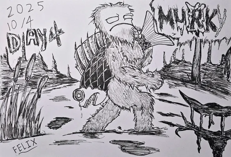 Murky(陰暗、骯髒的)