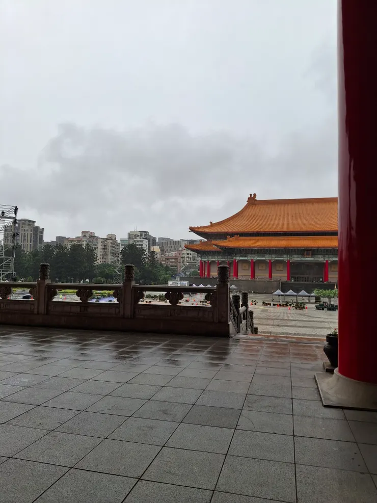 即使下大雨，也還是會練習