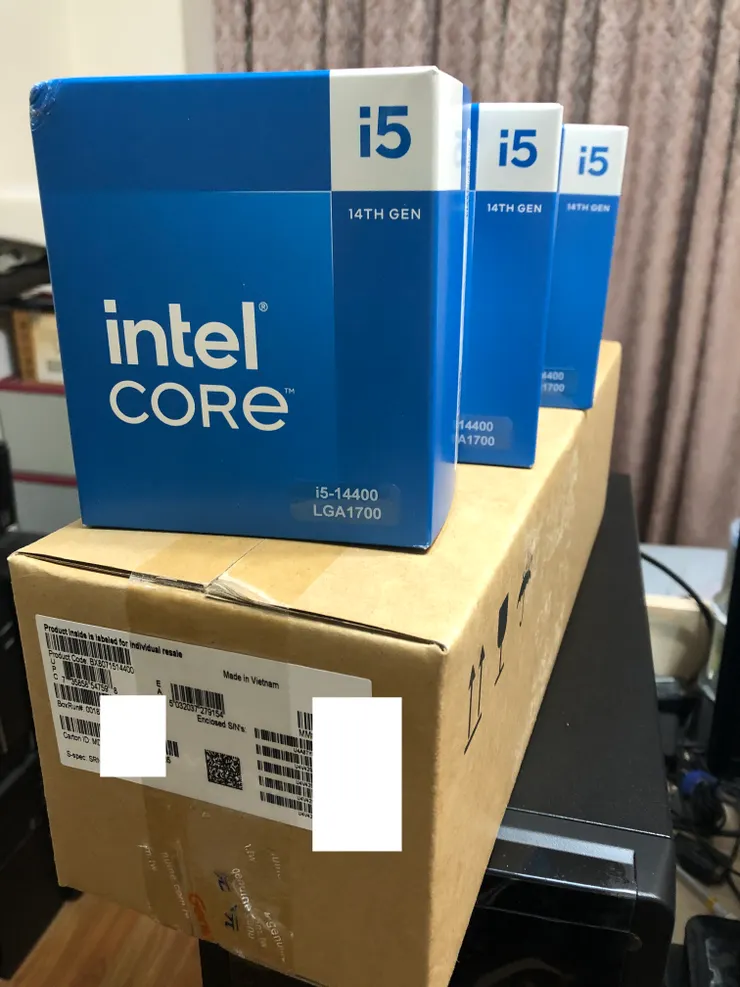 很久沒一次進那麼多柯處理器了,大家一起排排站好!