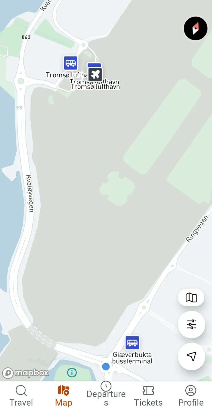  Svipper App 查看站牌地圖及公車動態