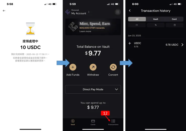 加密貨幣信用卡｜ether.fi Cash，入金刷卡，回饋、質押、出金（實測篇）
