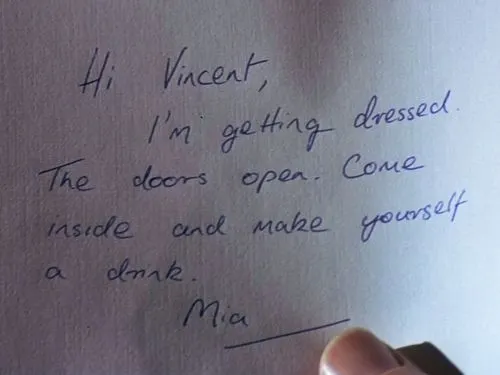 the note mia left vincent