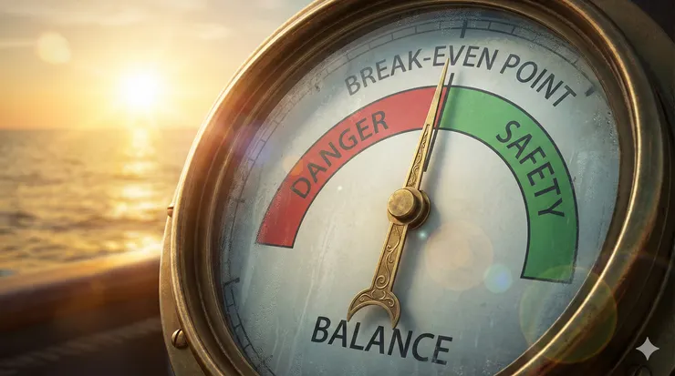 損益兩平點不是數學題，而是區分生存與獲利的關鍵儀表板
