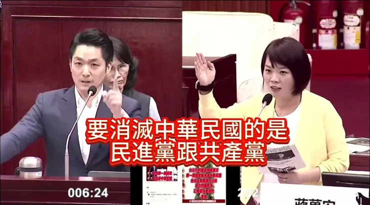 既然中共想消滅中華民國,但國民黨除了針對民進黨,對共產黨從來沒有就事論事