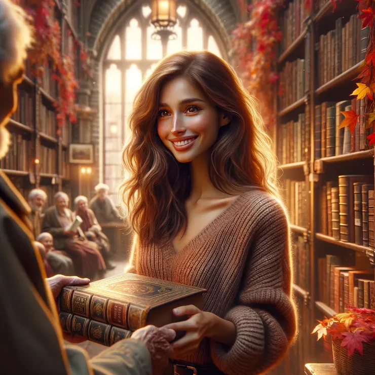 Jane is a librarian whose love for books and profound ability to recommend the right story illuminates the lives of those seeking comfort and adventure.