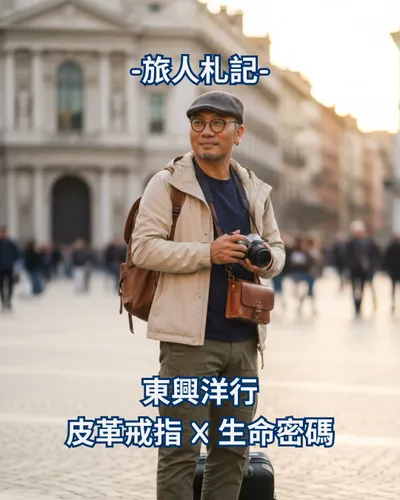 旅人札記-東興洋行  皮革戒指 X 生命密碼