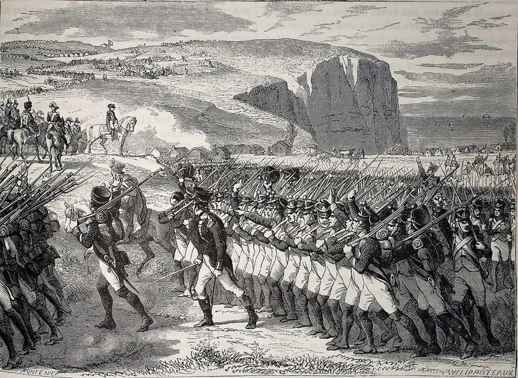 1805年8月，大軍離開布洛涅營地參加德國戰役。