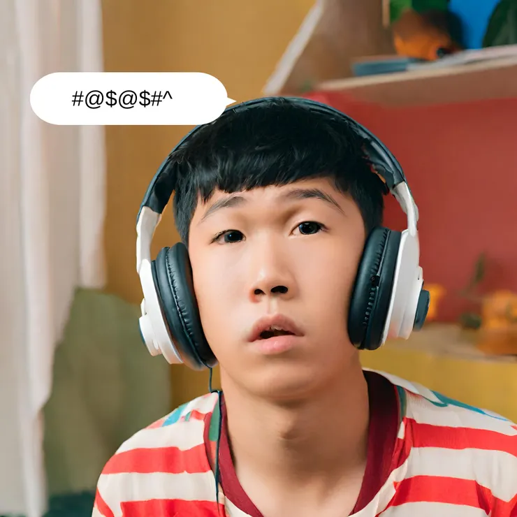 聽了一臉茫然示意圖