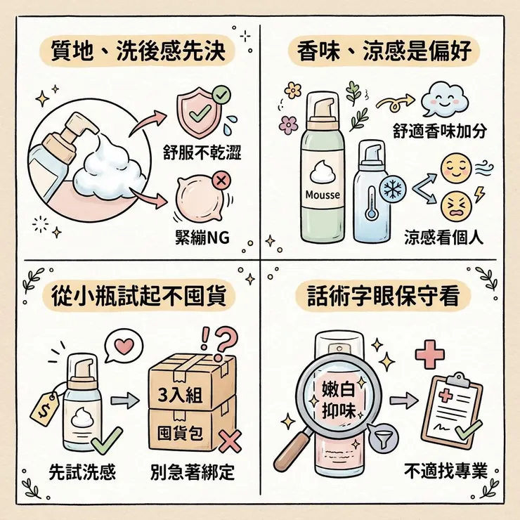 【私密清潔推薦】2026 慕斯型怎麼挑?🫧 Dcard、Threads 6 款日常清爽用品比較