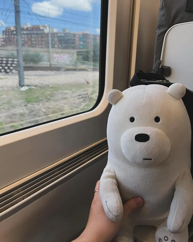 Photo：歐洲大旅行時，精簡的行李箱裡，依然裝了一隻可愛的熊熊陪我 🐻‍❄️