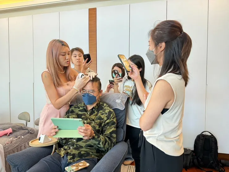 台南美容課程【柔星國際美容教育】毛母開通外泌體御髮教學│養髮