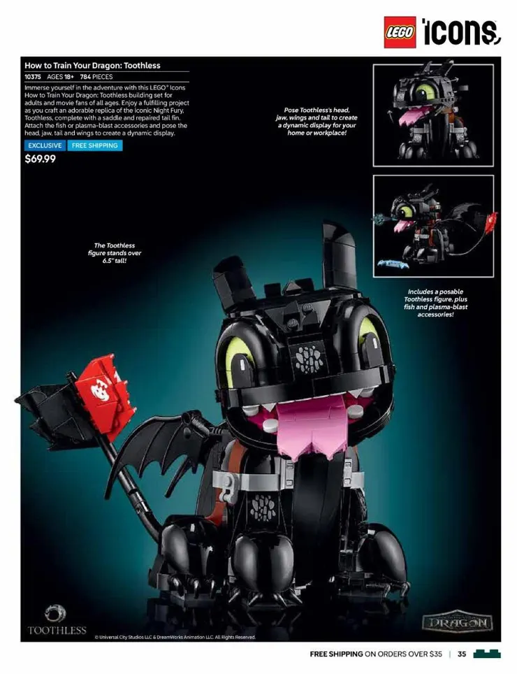 獨家特別款『馴龍高手-無牙』$69.99。