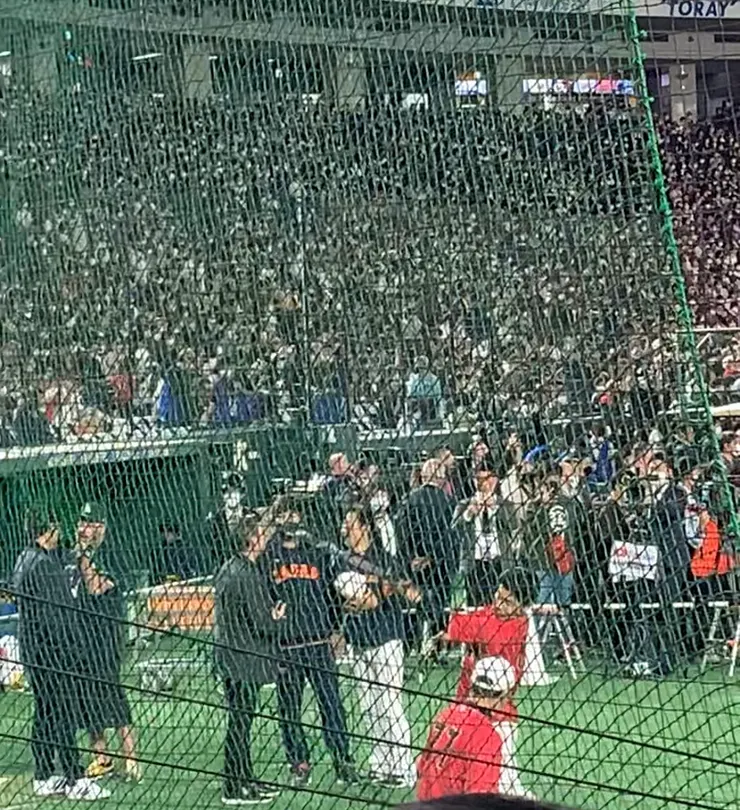 2023/03/12 東京巨蛋 栗山英樹和水原一平