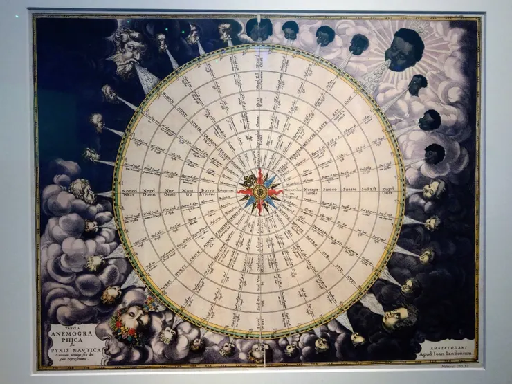 不同緯度的風向