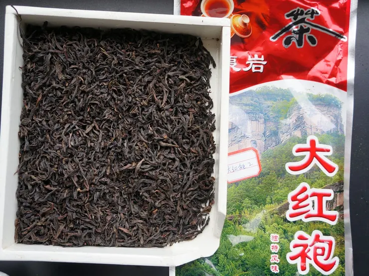 大紅袍茶的茶乾