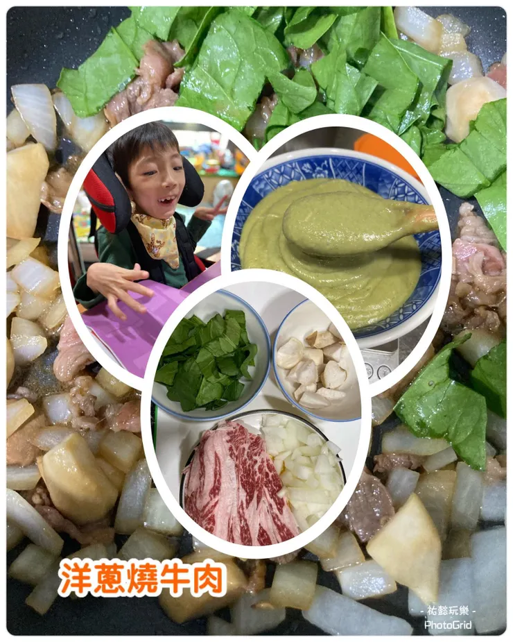 食物泥祐哥吃兩年多了。，光是追進食量都來不及了，怎麼可能讓他餓著。