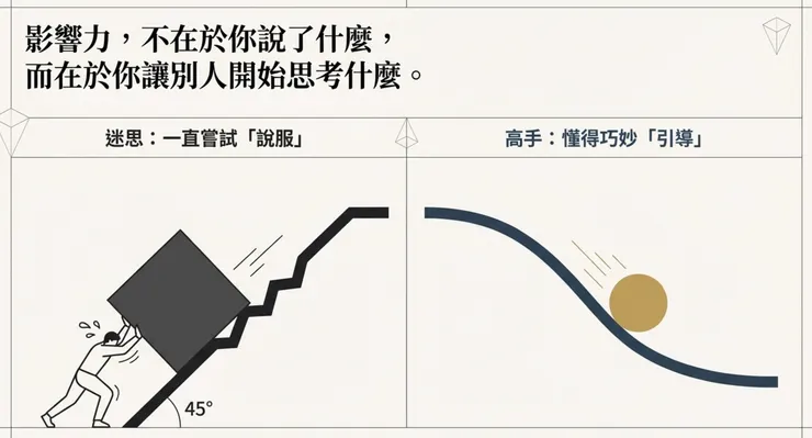 真正的高手在做的是「引導」 