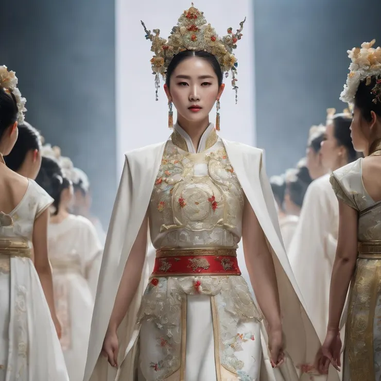 Chinese clothing Fashion Show傳統新時尚