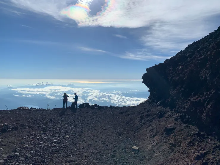 自己覺得很滿意的構圖，誰說山上的景不美！